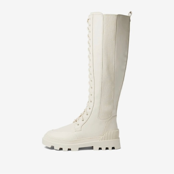 Circus by Sam Edelman Ina Lace-Up Boot in Ivory - Picture 10 of 10